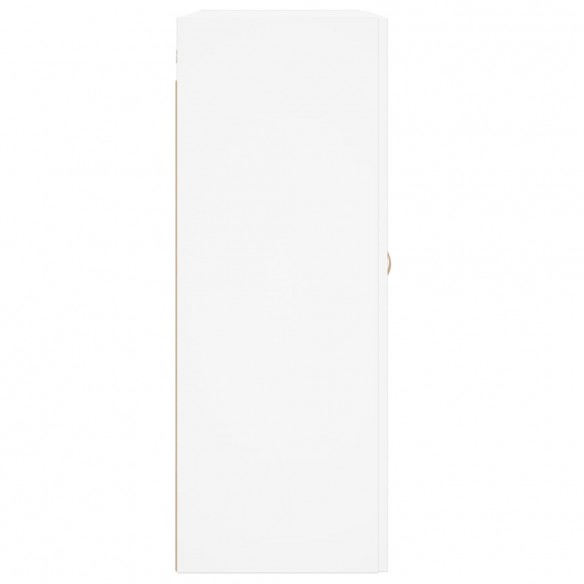 Armoire murale blanc 69,5x34x90 cm bois d'ingénierie