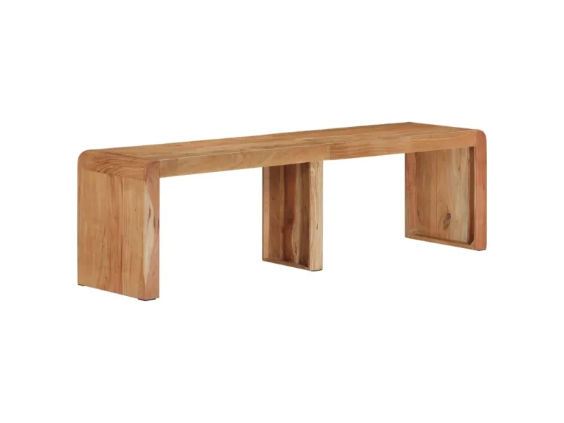 Banc 160x38x45 cm bois massif d'acacia
