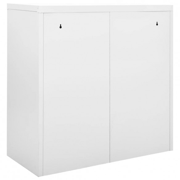 Armoire à portes coulissantes avec jardinière Gris 90x40x113 cm