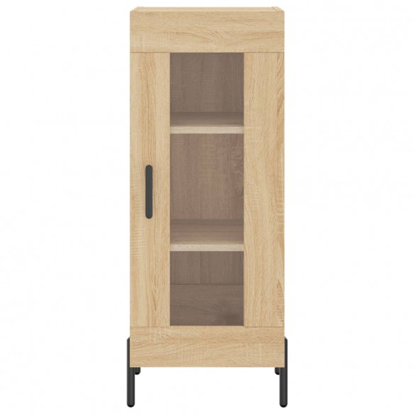 Buffet haut Chêne sonoma 34,5x34x180 cm Bois d'ingénierie