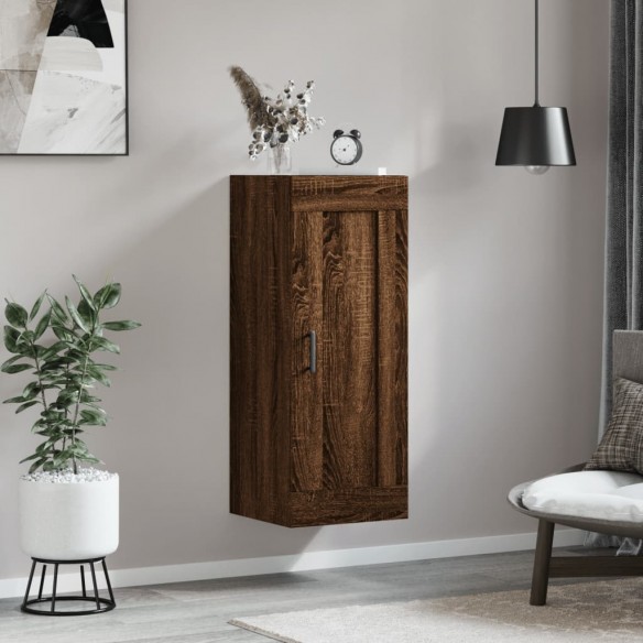 Armoire murale chêne marron 34,5x34x90 cm bois d'ingénierie