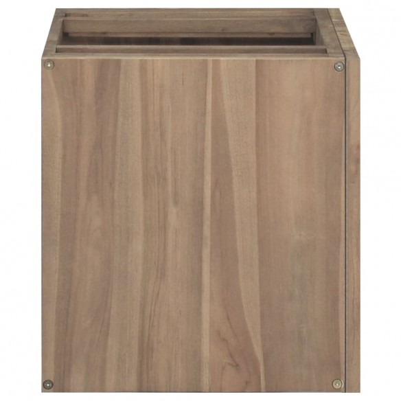 Armoire murale de salle de bain 60x39x40 cm Bois de teck massif