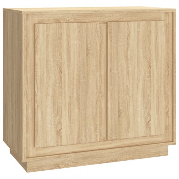 Buffet chêne sonoma 80x34x75 cm bois d'ingénierie