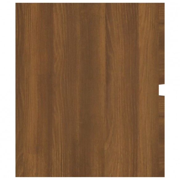 Armoire de lavabo Chêne marron 100x38,5x45 cm Bois d'ingénierie