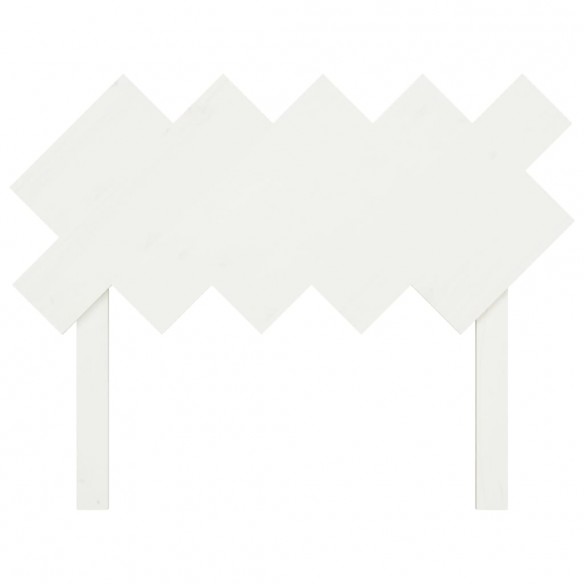 Tête de lit Blanc 104x3x80,5 cm Bois massif de pin