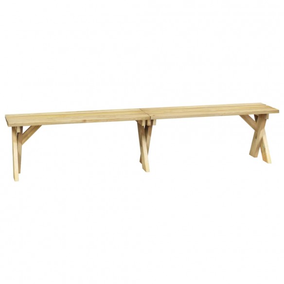 Banc de jardin 220 cm Bois de pin imprégné