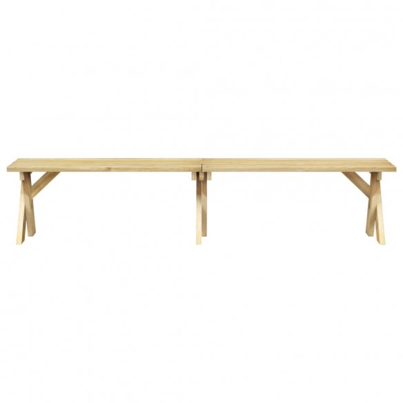 Banc de jardin 220 cm Bois de pin imprégné