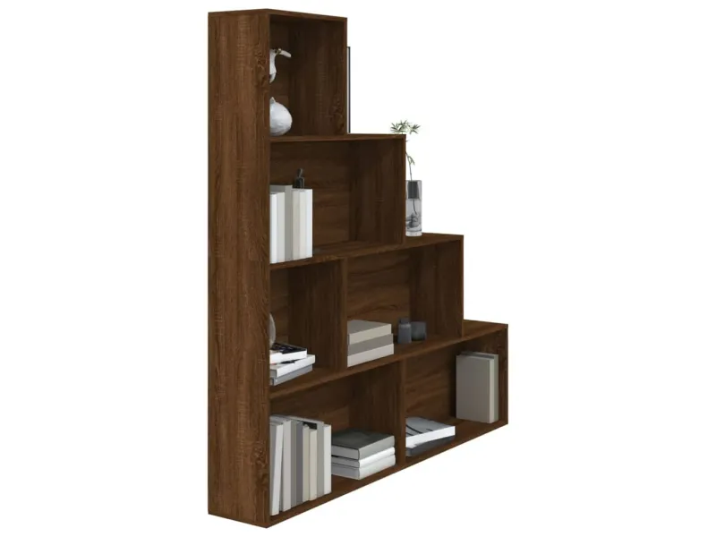 Armoire à livres Chêne marron 155x24x160 cm