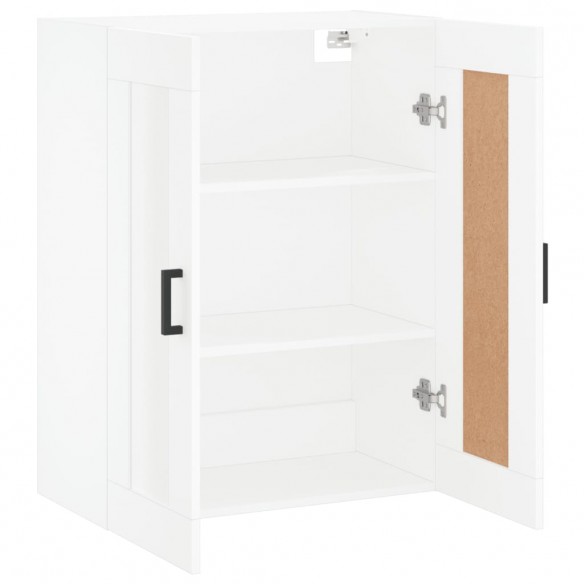 Armoire murale blanc 69,5x34x90 cm bois d'ingénierie