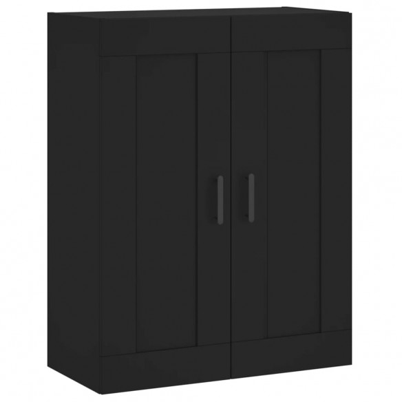 Armoire murale noir 69,5x34x90 cm bois d'ingénierie