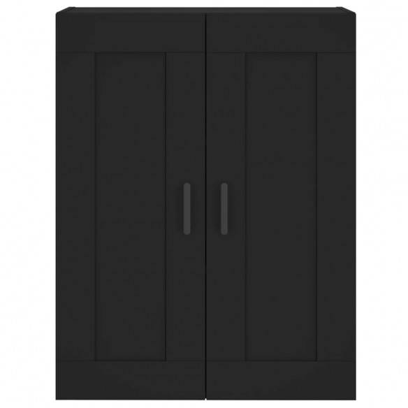 Armoire murale noir 69,5x34x90 cm bois d'ingénierie