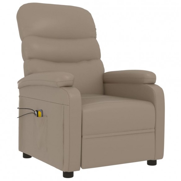 Fauteuil de massage électrique Cappuccino Similicuir