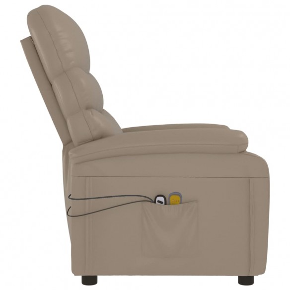 Fauteuil de massage électrique Cappuccino Similicuir