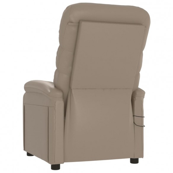 Fauteuil de massage électrique Cappuccino Similicuir