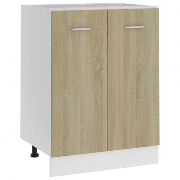 Armoire de plancher Chêne sonoma 60x46x81,5 cm Aggloméré