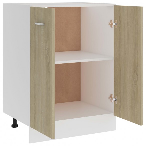 Armoire de plancher Chêne sonoma 60x46x81,5 cm Aggloméré