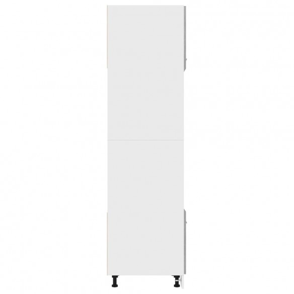 Armoire à micro-ondes Sonoma gris 60x57x207 cm