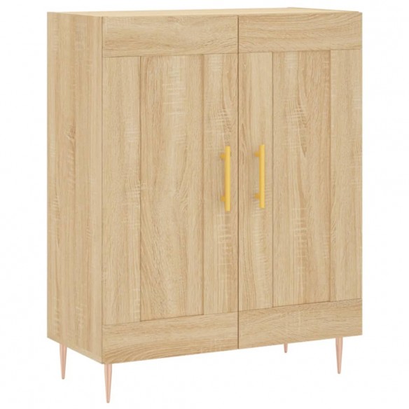 Buffet haut Chêne sonoma 69,5x34x180 cm Bois d'ingénierie