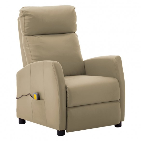 Fauteuil de massage électrique Cappuccino Similicuir