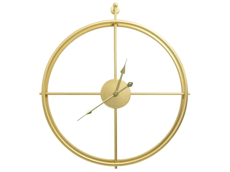 Horloge murale Doré 52 cm Fer