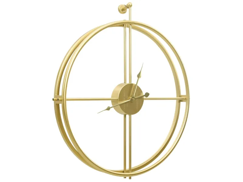 Horloge murale Doré 52 cm Fer