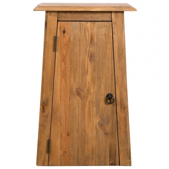 Armoire latérale de salle de bain Pin massif 42x23x70 cm