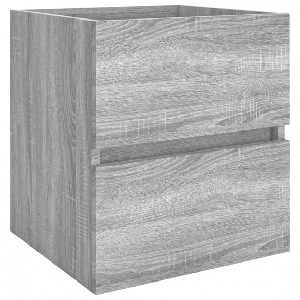 Armoire de lavabo Sonoma gris 41x38,5x45 cm Bois d'ingénierie