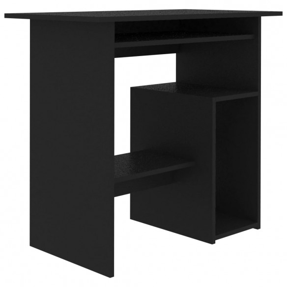 Bureau Noir 80 x 45 x 74 cm Aggloméré