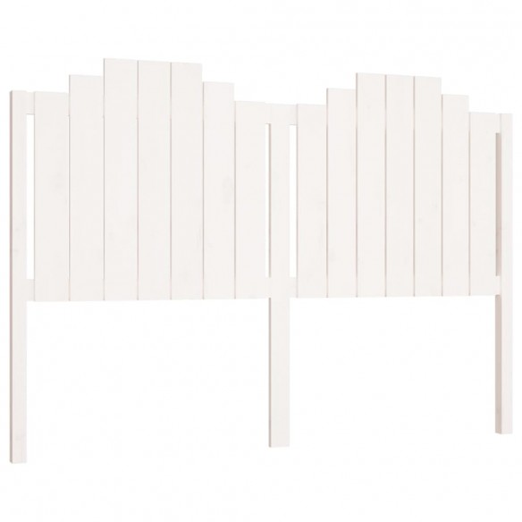 Tête de lit Blanc 156x4x110 cm Bois massif de pin