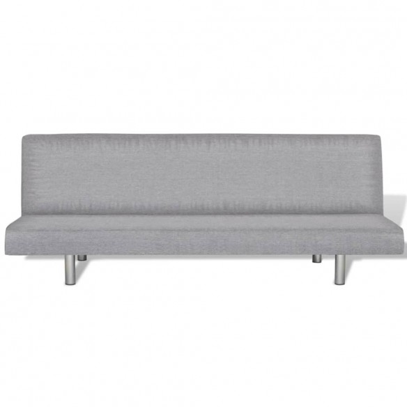 Canapé-lit Gris clair Polyester