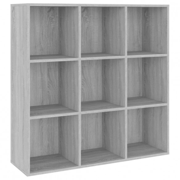 Armoire à livres Sonoma gris 98x30x98 cm