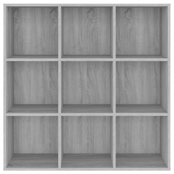 Armoire à livres Sonoma gris 98x30x98 cm