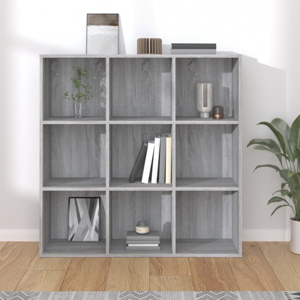 Armoire à livres Sonoma gris 98x30x98 cm