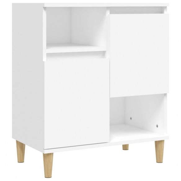 Buffets 2 pcs blanc 60x35x70 cm bois d'ingénierie