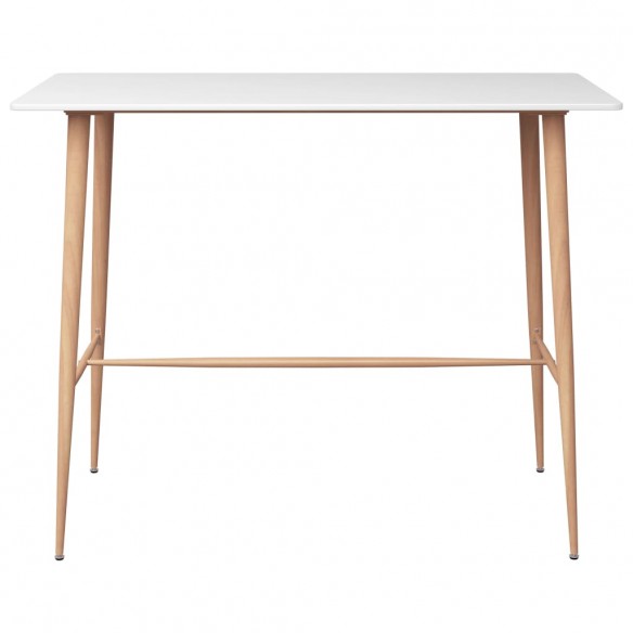 Table de bar Blanc 120x60x105 cm