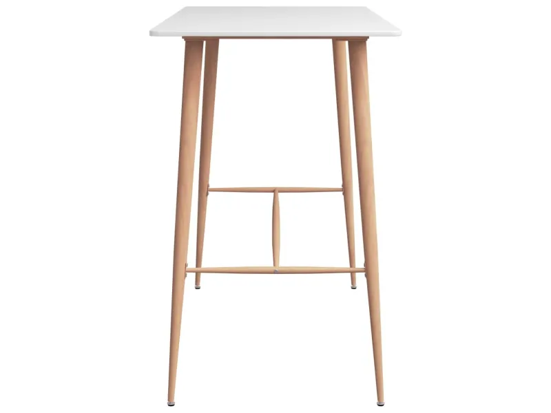 Table de bar Blanc 120x60x105 cm