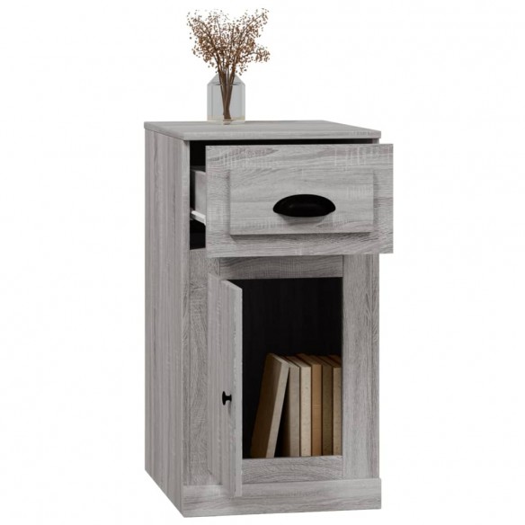 Armoire latérale avec tiroir sonoma gris 40x50x75 cm