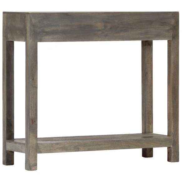 Table console Gris 86 x 30 x 76 cm Bois de manguier massif