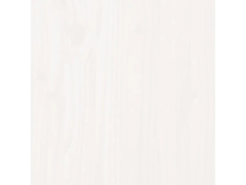 Lit blanc bois massif 120x190 cm petit double