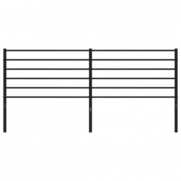 Tête de lit métal noir 193 cm