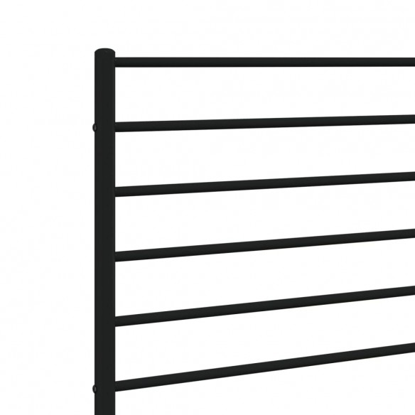 Tête de lit métal noir 193 cm