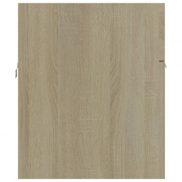 Armoire d'évier Chêne sonoma 90x38,5x46 cm Aggloméré