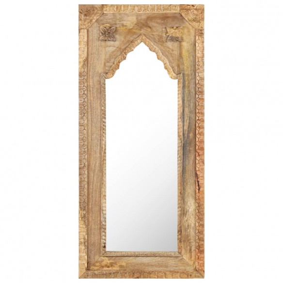 Miroir 50x3x110 cm Bois de manguier massif