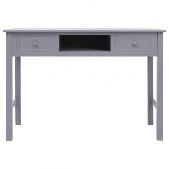 Buffet Gris 108x45x76 cm Bois de Paulownia massif