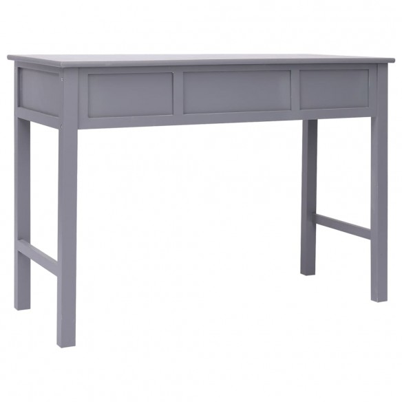 Buffet Gris 108x45x76 cm Bois de Paulownia massif