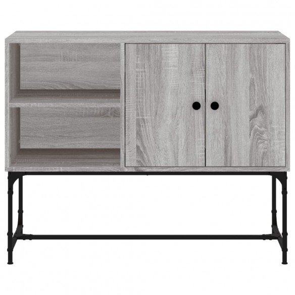 Buffet sonoma gris 100x40x79,5 cm bois d'ingénierie