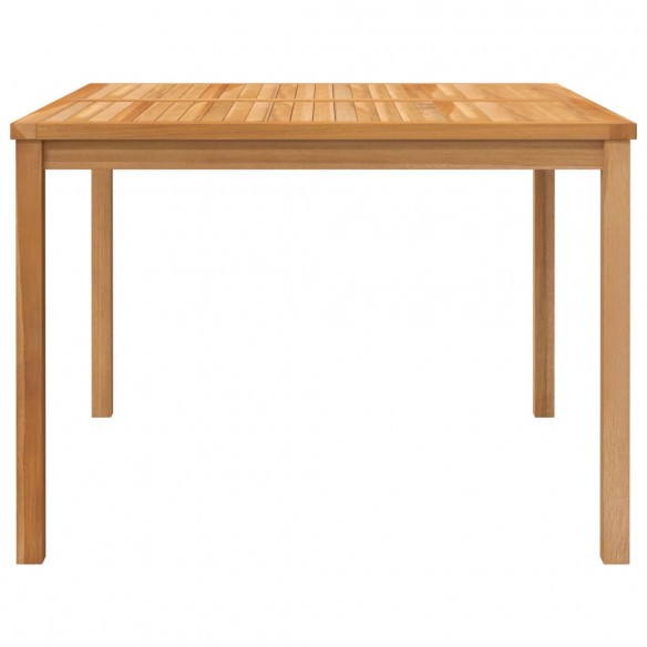 Table à dîner de jardin 110x110x77 cm Bois de teck solide