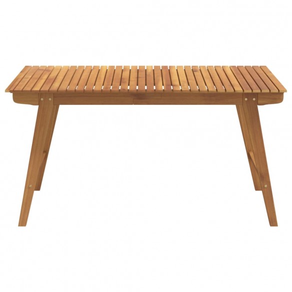 Table de jardin 150x90x75 cm Bois d'acacia solide