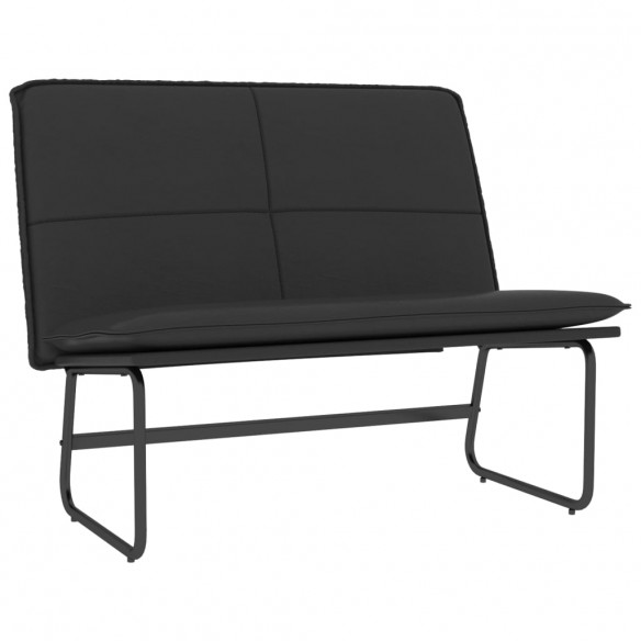 Banc Noir 100x75x76 cm Similicuir