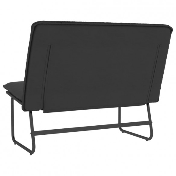 Banc Noir 100x75x76 cm Similicuir